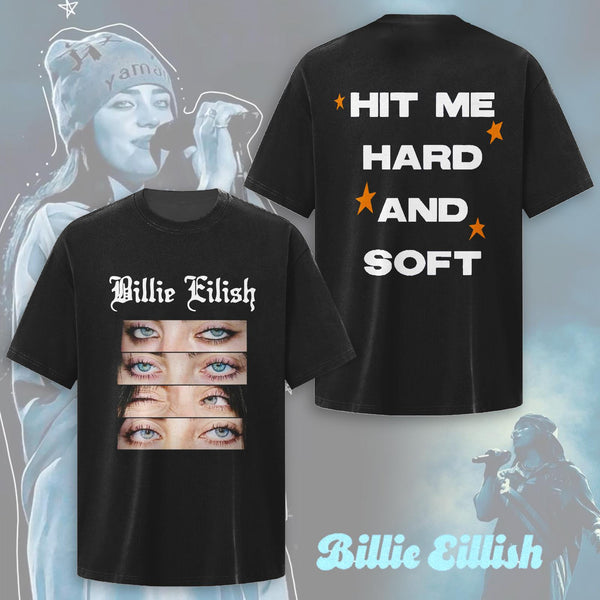Billie Eilish Hit Me Hard And Soft Tour Crew Neck T-shirt