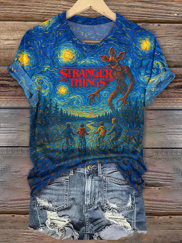 Stranger Things Crew Neck T-shirt