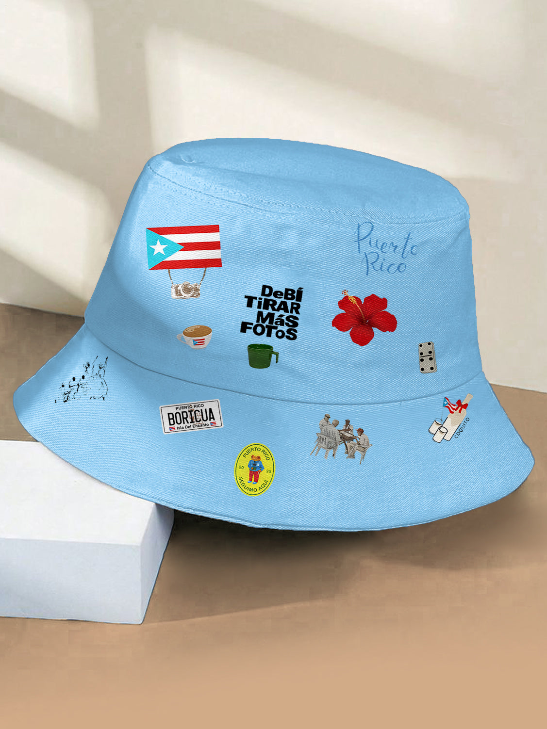 BadBunny Classic Print Bucket Hat