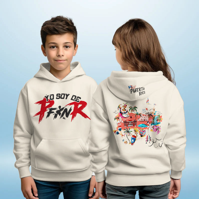 Puerto Rico Children's Hooded Hoodie