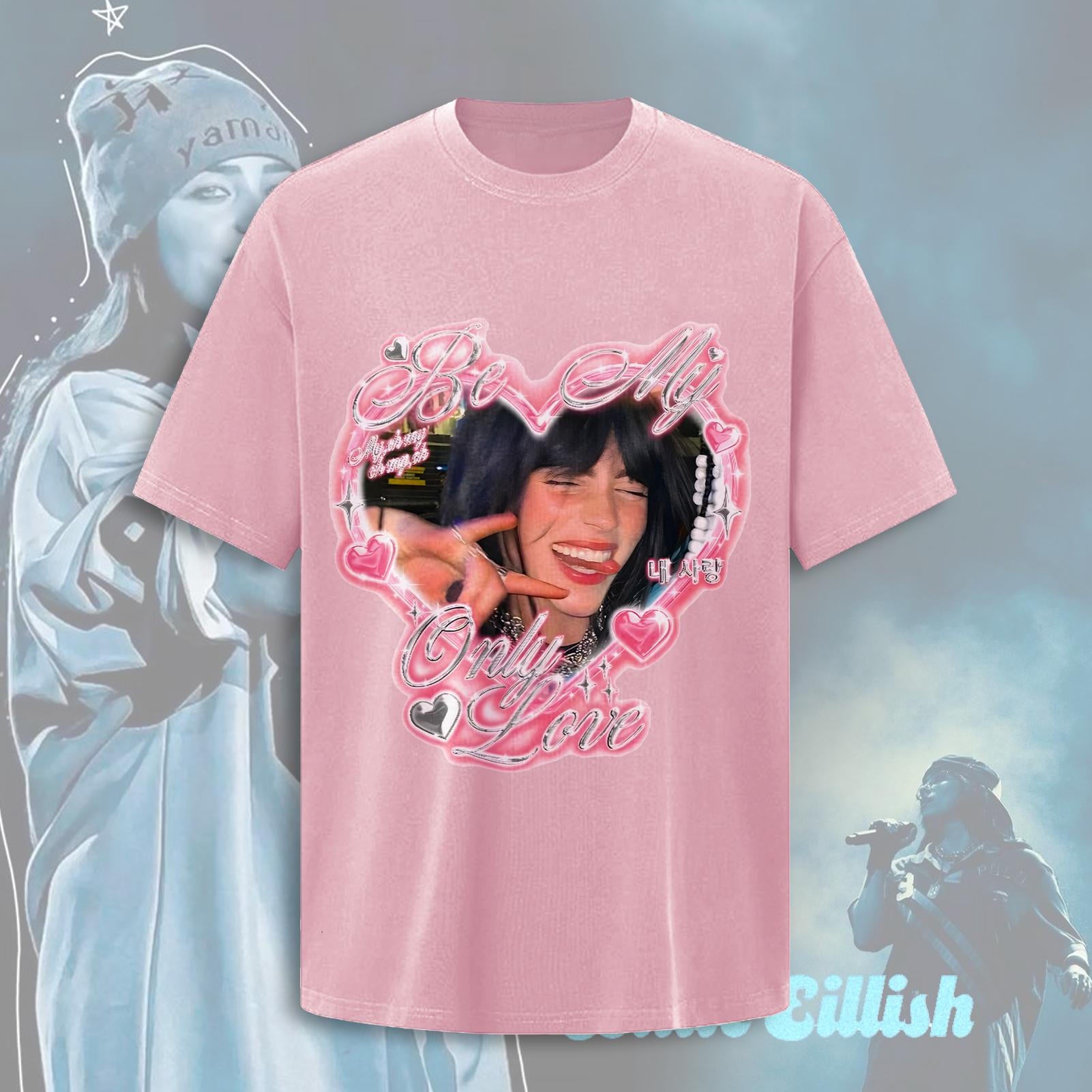 Billie Eilish Hit Me Hard And Soft Tour Crew Neck T-shirt