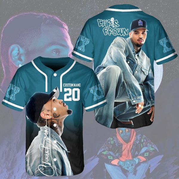 Chris Brown XX Baseball Jersey