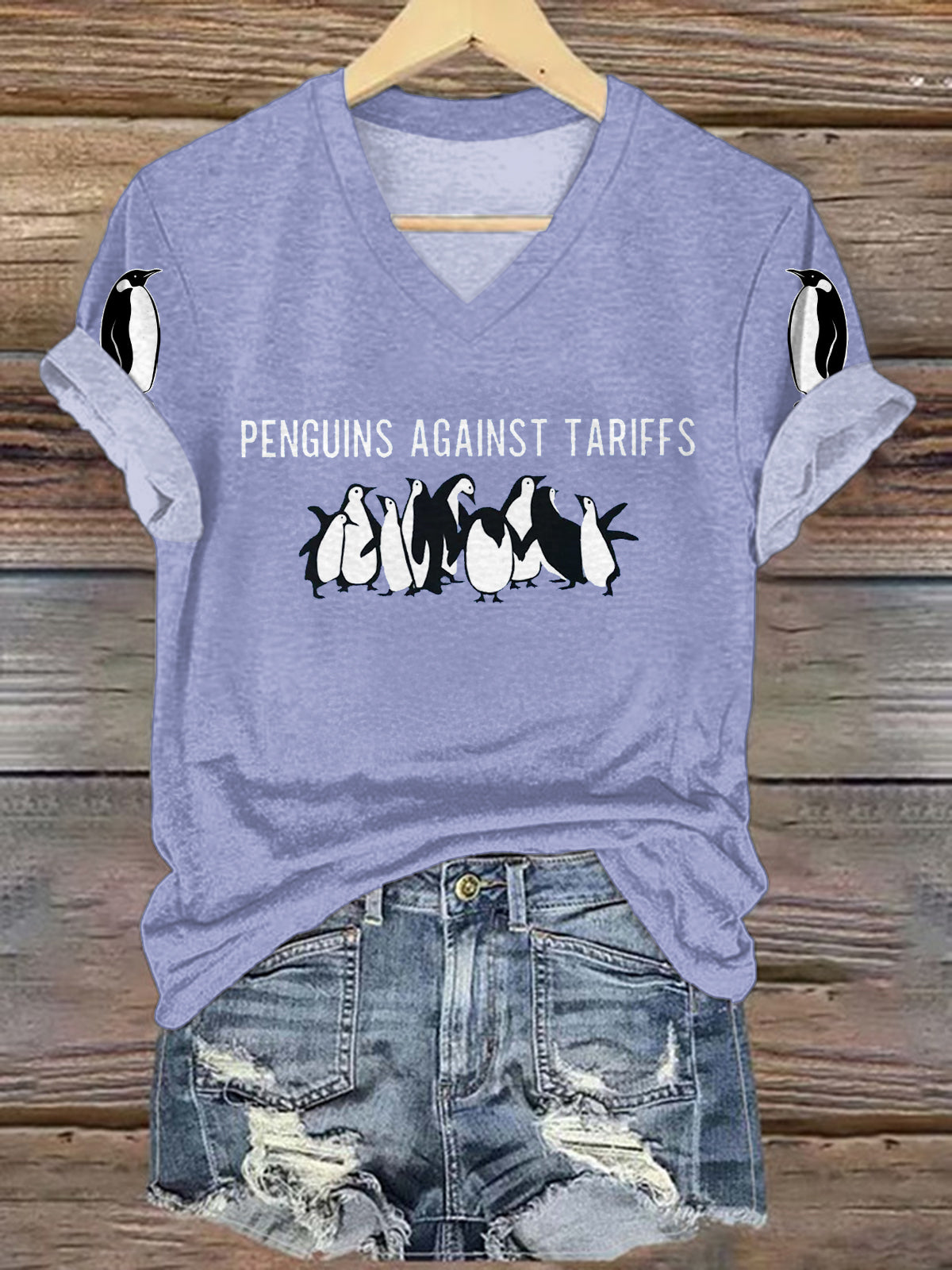 Penguin Subtle Fdtt V-neck T-Shirt