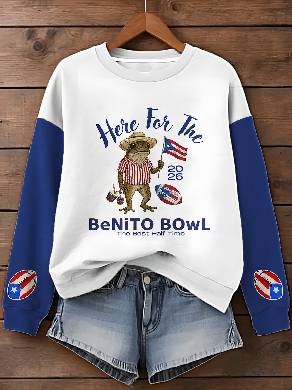 Benito Bowl Printed Long Sleeve Casual Top