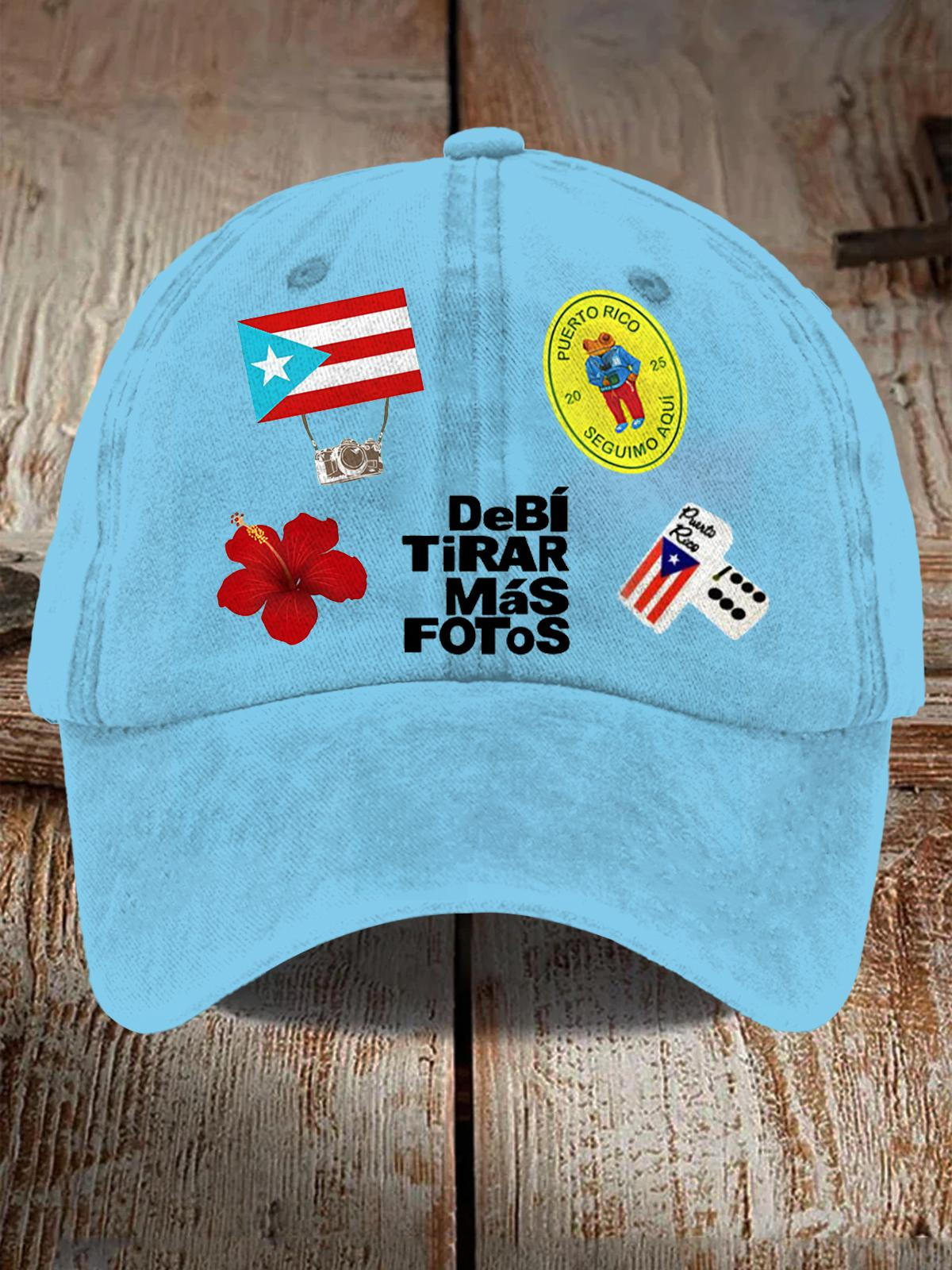 Puerto Rico Fun Print Hat（Best Seller）