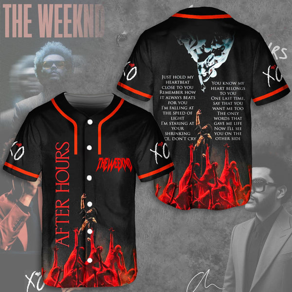 The Weeknd 2025 Tour Baseball Jersey