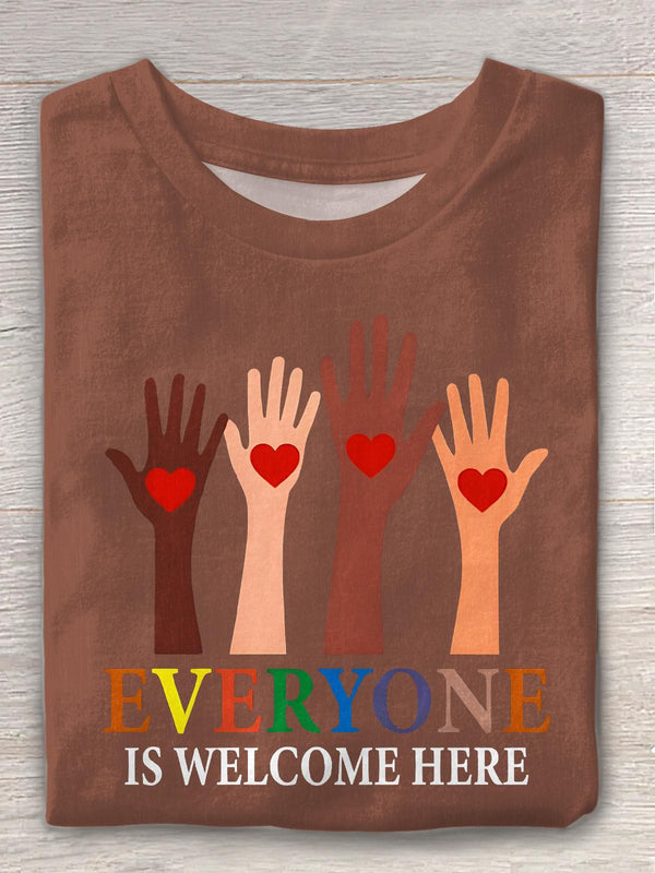 Camiseta de cuello redondo para profesores de Idaho 