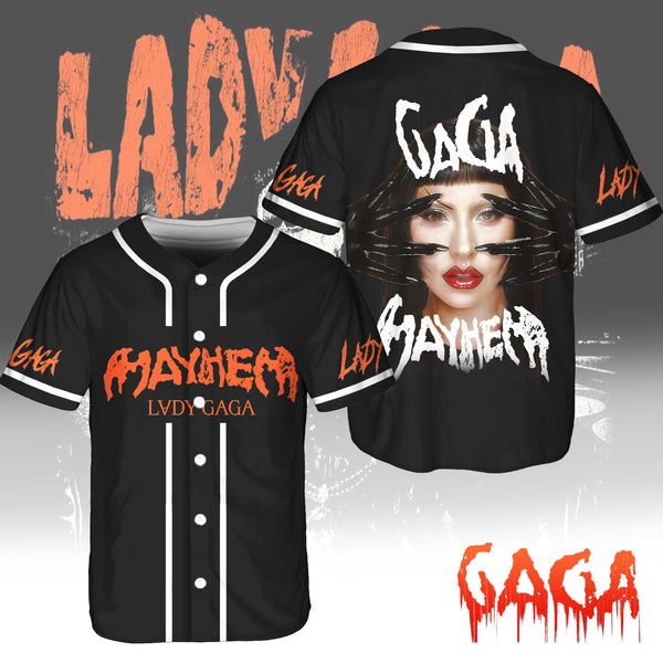 Lady Gaga Tour Baseball Jersey
