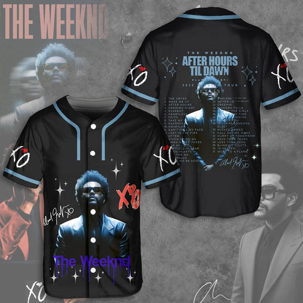 The Weeknd 2025 Tour Baseball Jersey
