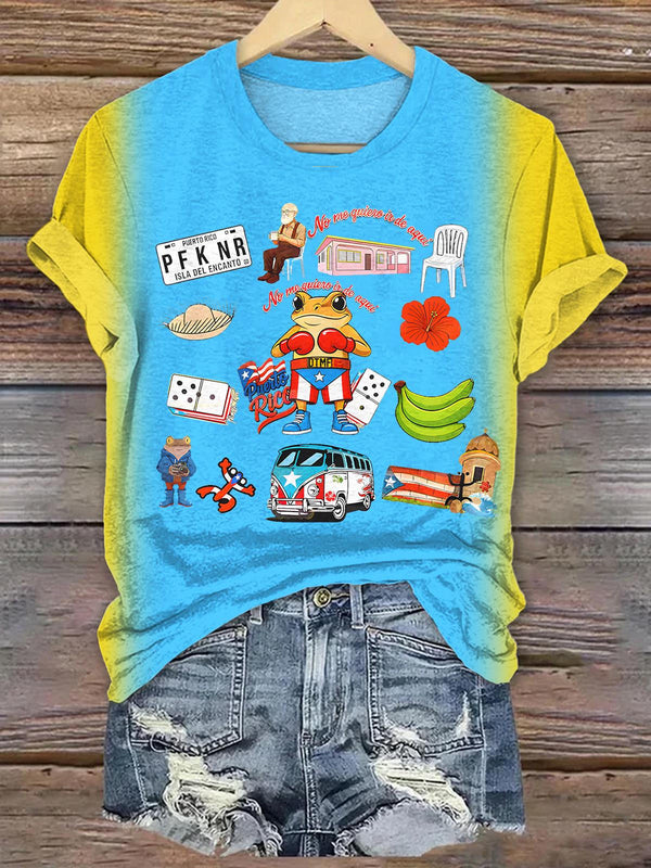 Puerto Rico Crew Neck T-shirt