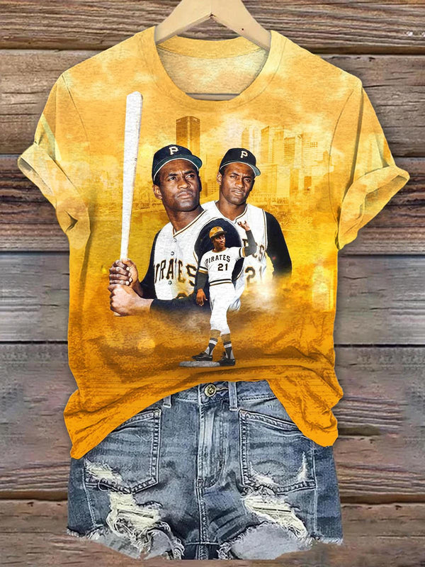 Roberto Clemente Crew Neck T-shirt