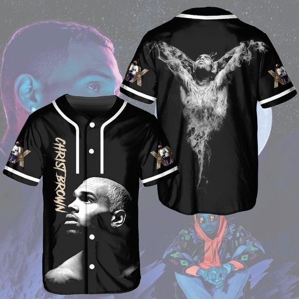 Chris Brown Breezy Bowl XX Tour Baseball Jersey