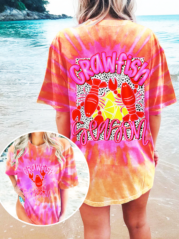 Crawfish Season Crew Neck T-shirt
