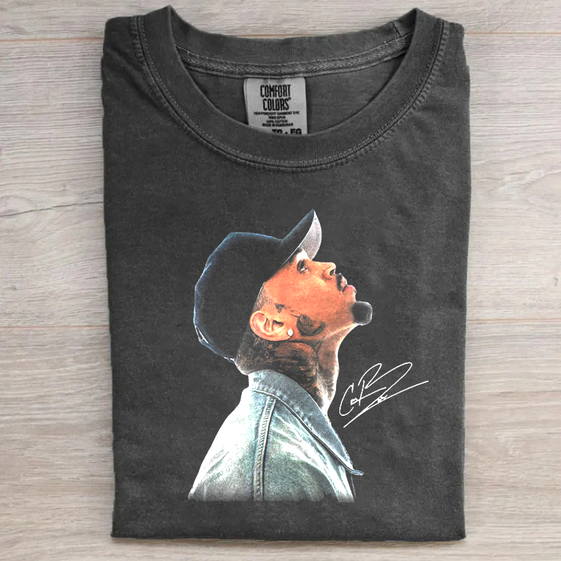 Retro Chris Breezy Tour 2025 T-shirt
