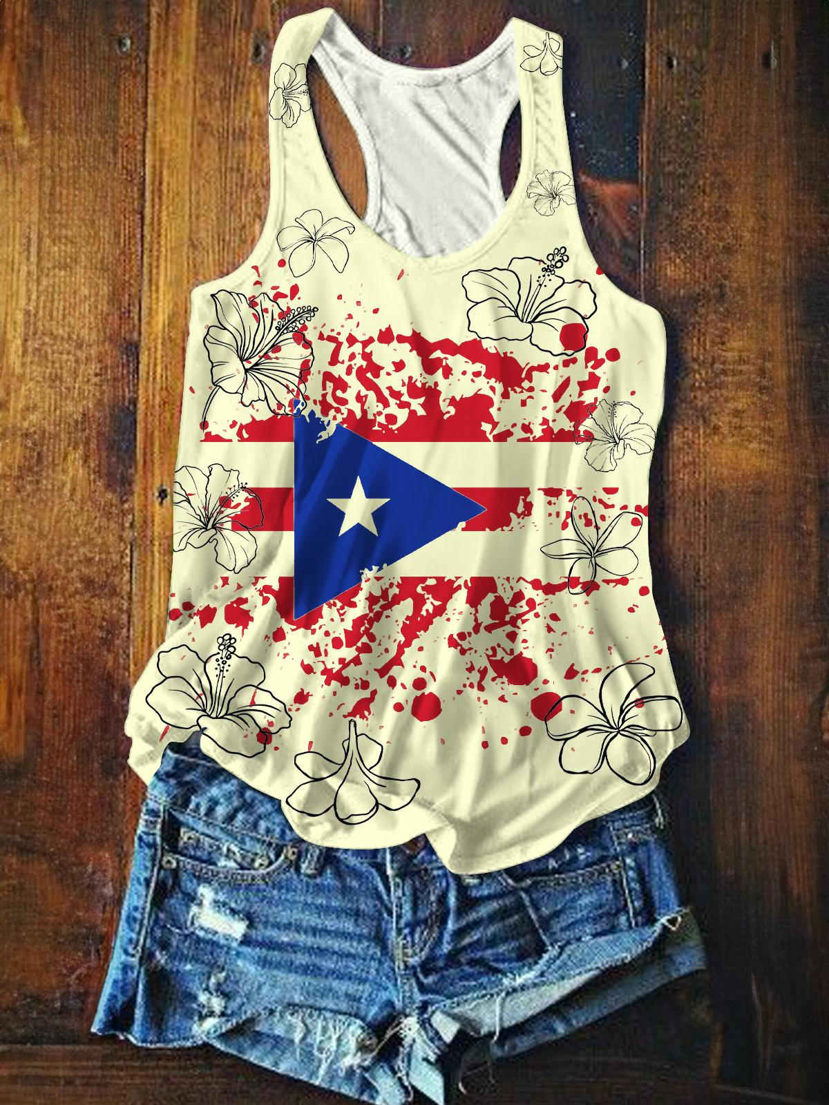 Demon Hunters Printed Casual Tank Top