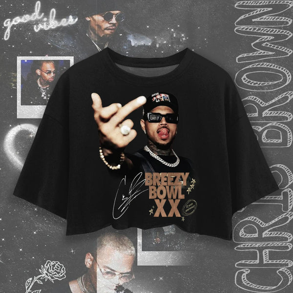 Women's Chris Brown Breezy Bowl XX Tour Umbilized T-shirt
