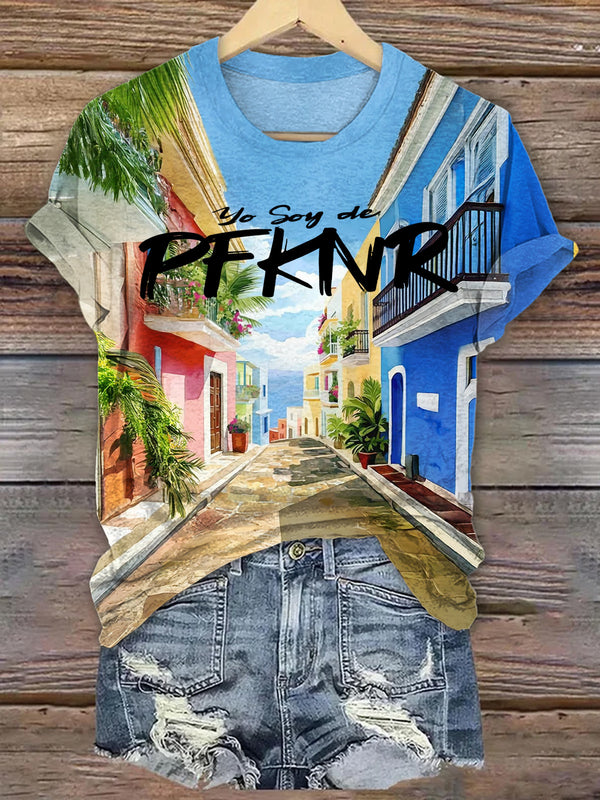 Puerto Rico Crew Neck T-shirt