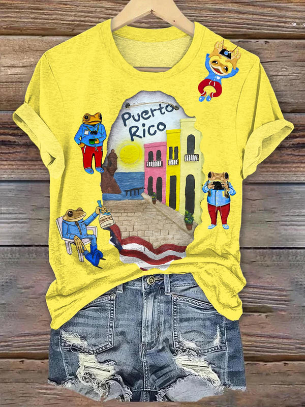 Puerto Rican Singer Crew Neck T-shirt
