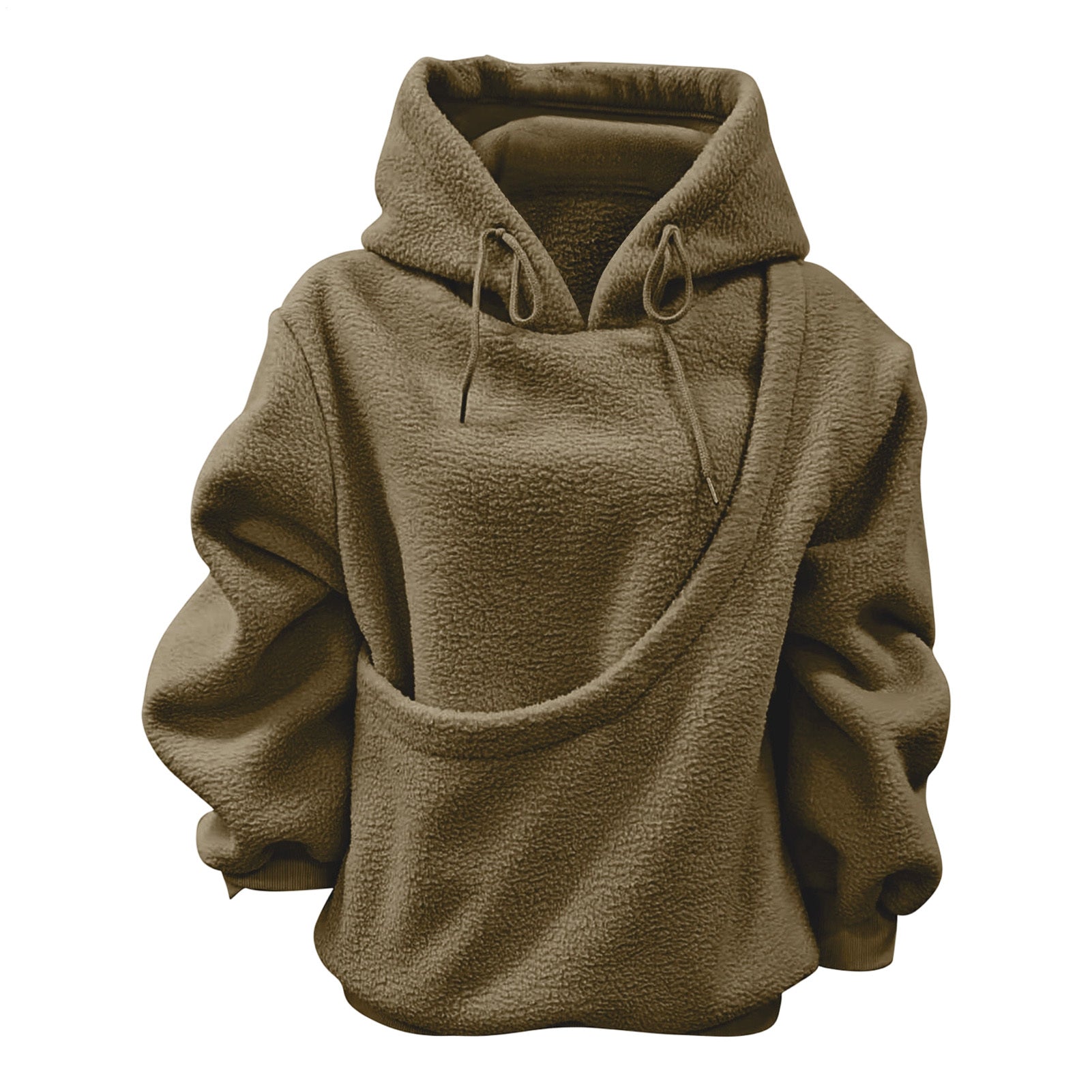 Pet Carrier Hoodie Fuzzy Solid Color Puppy Kitten Cat Holder Carriers Hoodies with Pocket for Home Sofa positive