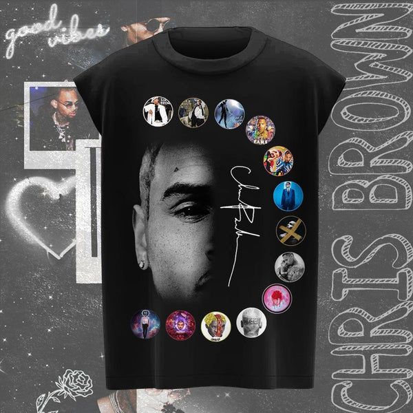 Men's Chris Brown Breezy Bowl XX Crew Neck Vest