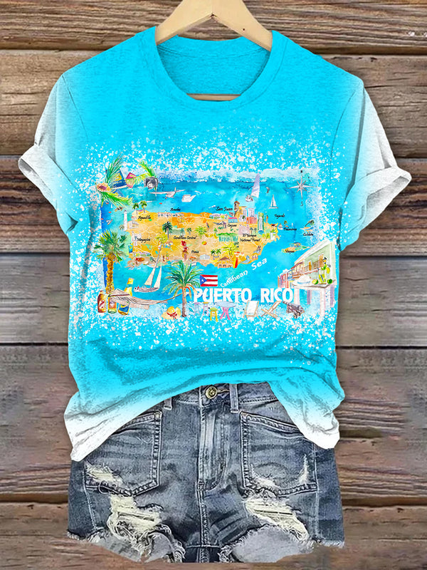 Puerto Rico Crew Neck T-shirt