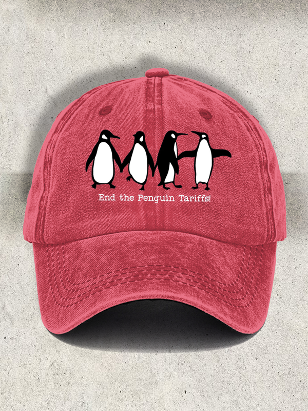 Penguins Subtle FDT Printed Baseball Cap