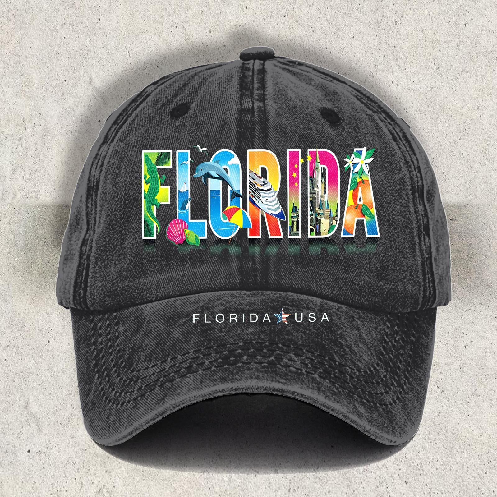 Florida Printed Baseball Cap