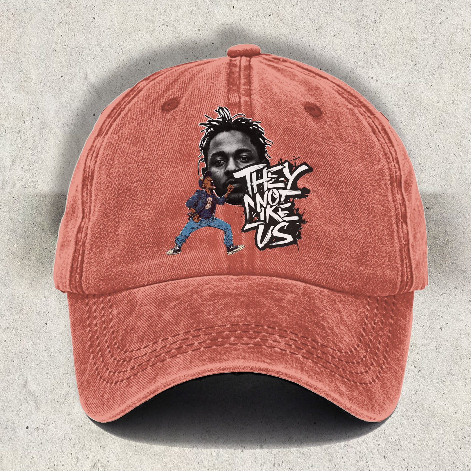 They Not Like Us Printed Baseball Cap