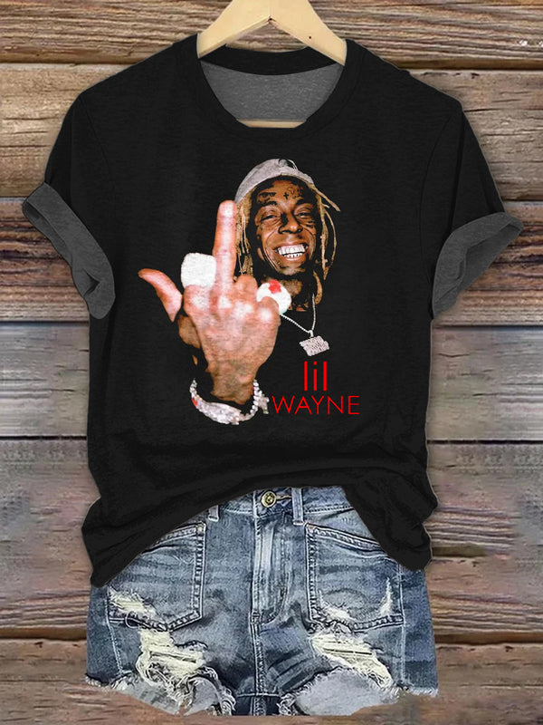 Lil Wayne The Carter VI Tour Crew Neck T-shirt