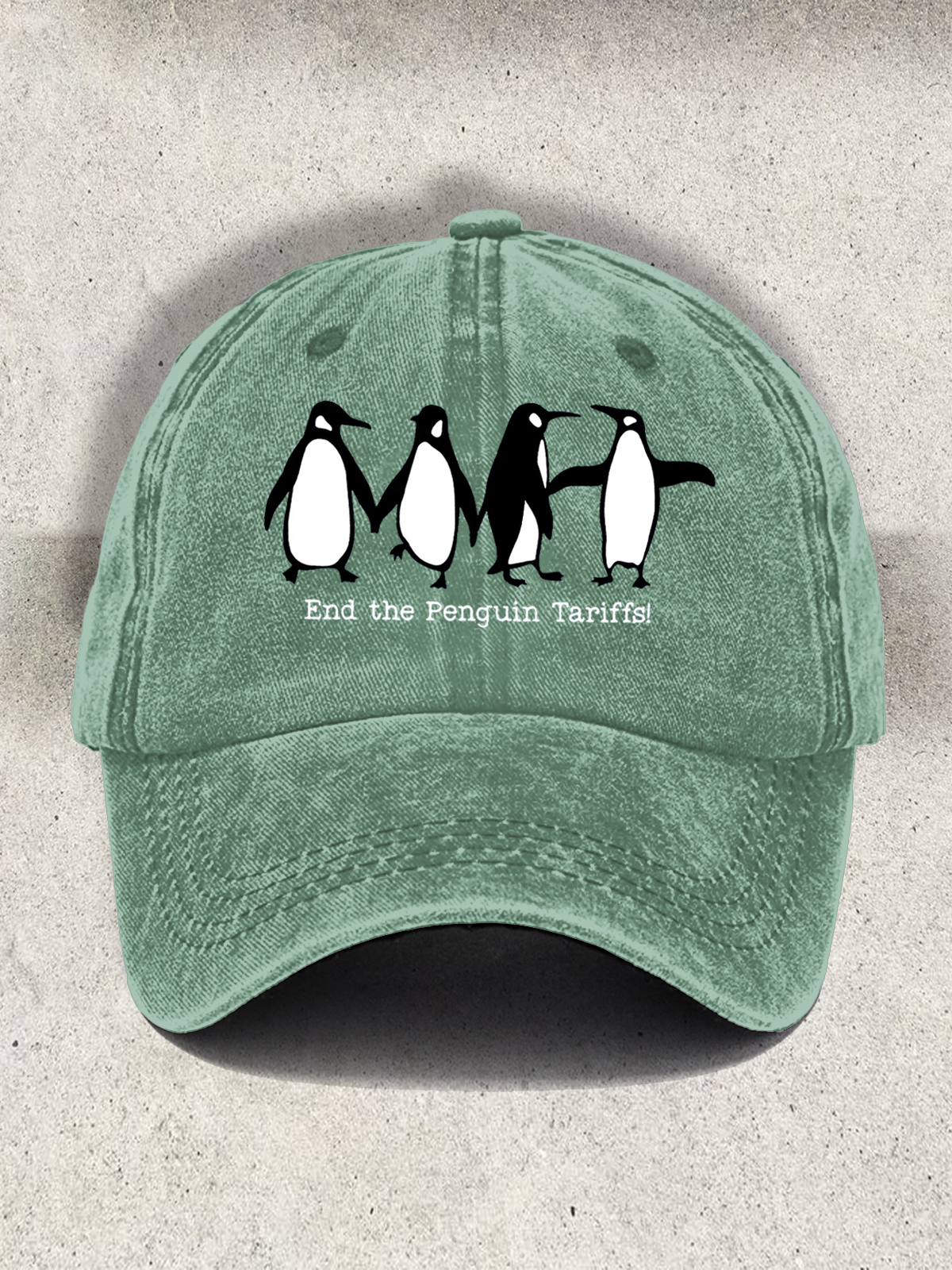 Penguins Subtle FDT Printed Baseball Cap
