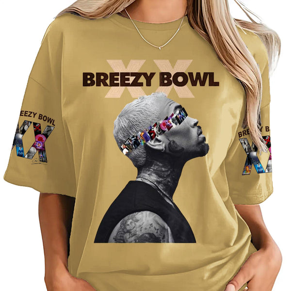 Chris Brown Breezy Bowl XX Crew Neck T-shirt