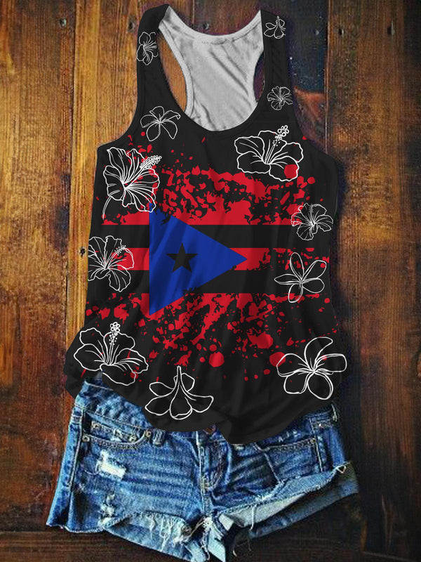 Demon Hunters Printed Casual Tank Top