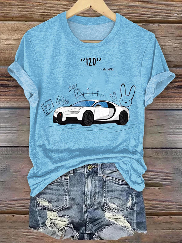 Badbunny Song Album Crew Neck T-shirt