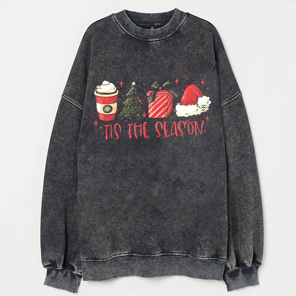 Christmas Tis The Season Vintage Sweatshirt