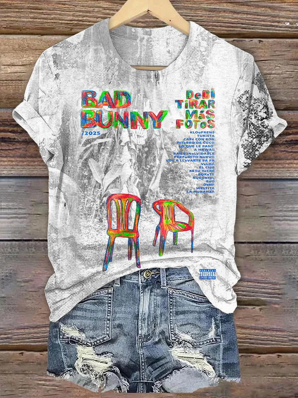 Puerto Rican Art Crew Neck T-shirt
