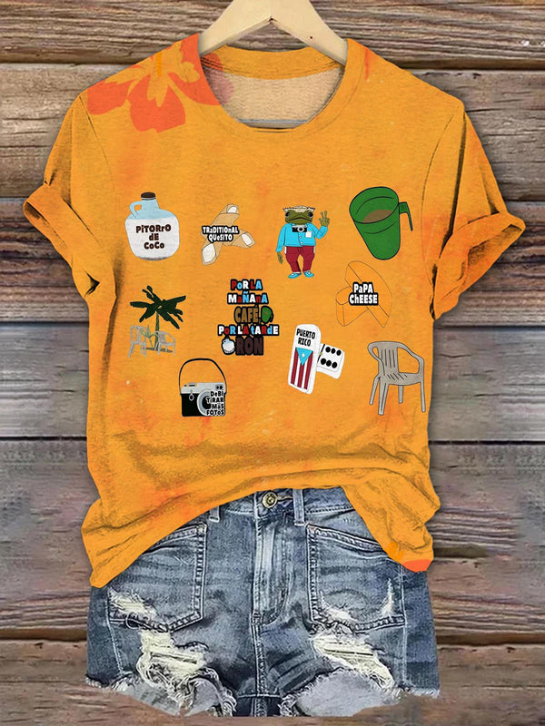 Badbunny Dtmf Crew Neck T-shirt
