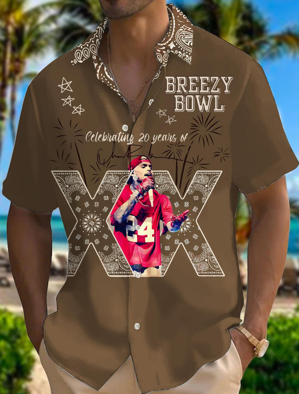 Chris Brown Men's Short Sleeve Shirts