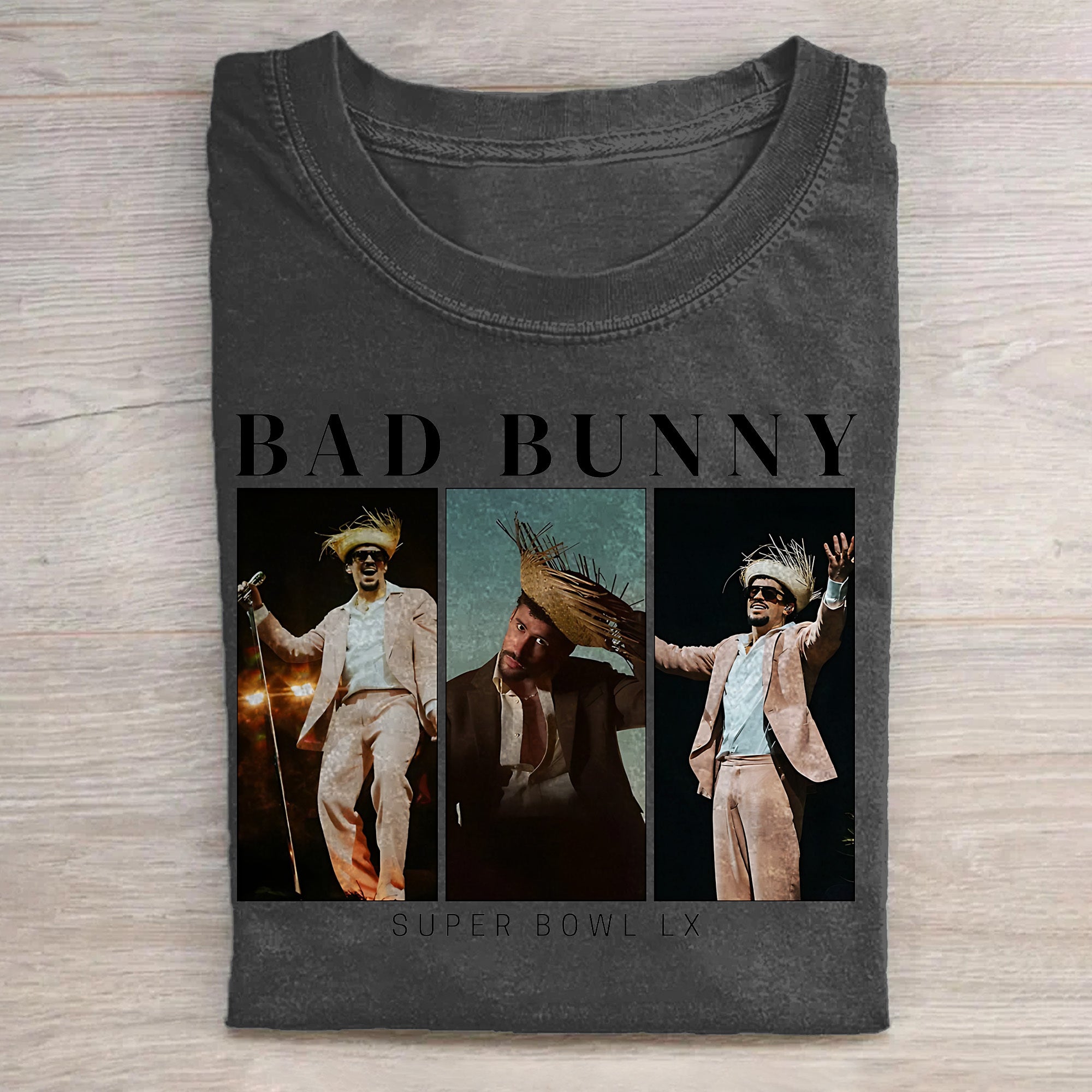 Bad Bunny Benito Bowl Washed Cotton Short Sleeves