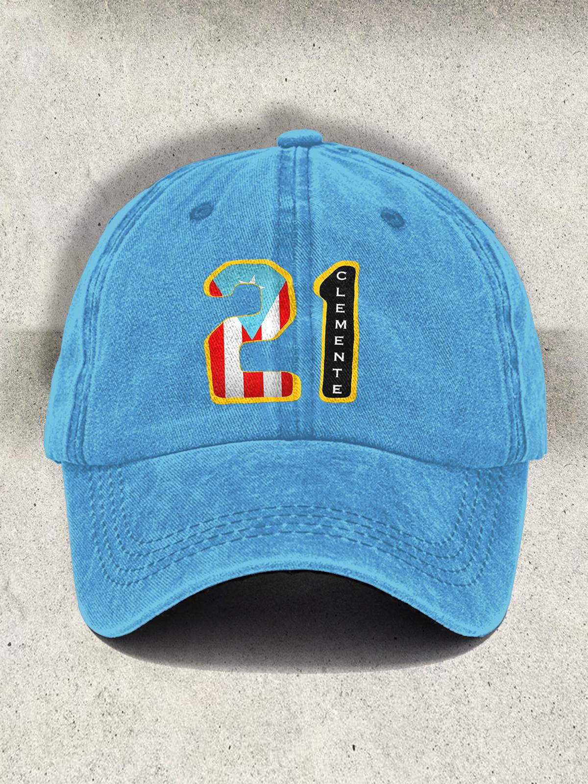 Roberto Clemente Printed Baseball Cap
