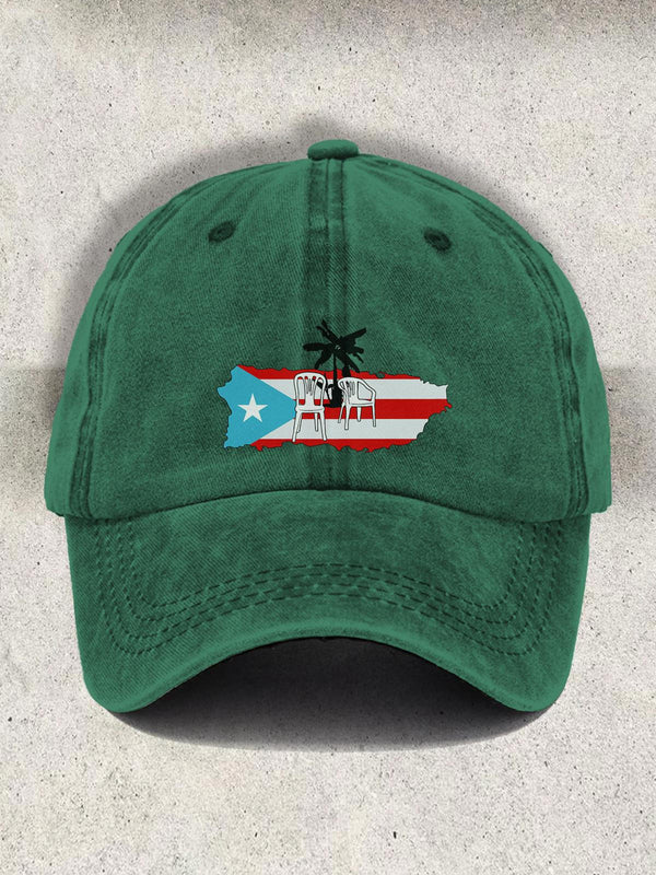 Puerto Rico Bad Bunny Print Baseball Cap