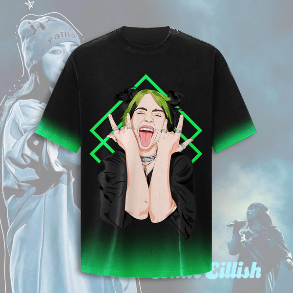 Billie Eilish Hit Me Hard And Soft Tour Crew Neck T-shirt