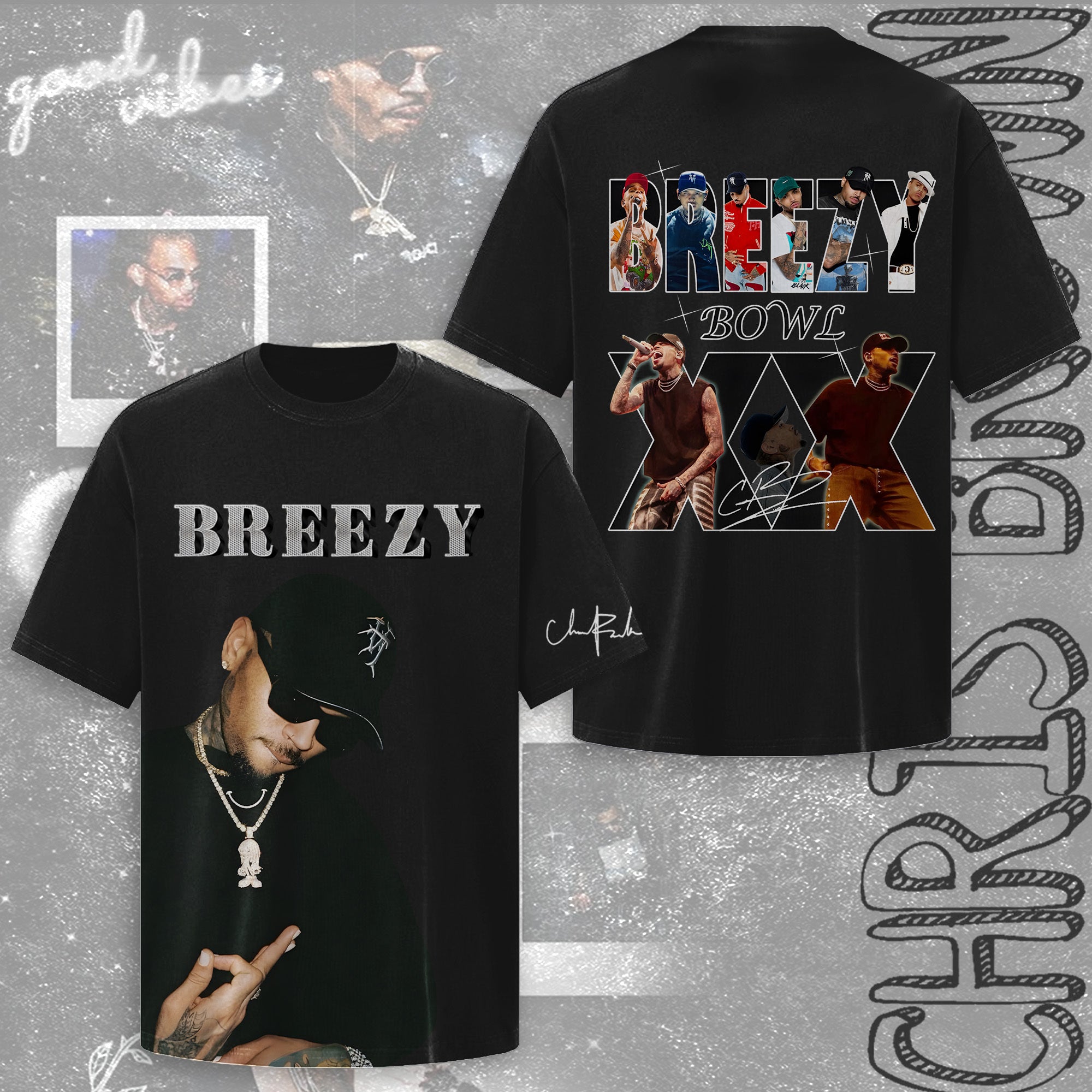 Chris Brown Crew Neck T-shirt