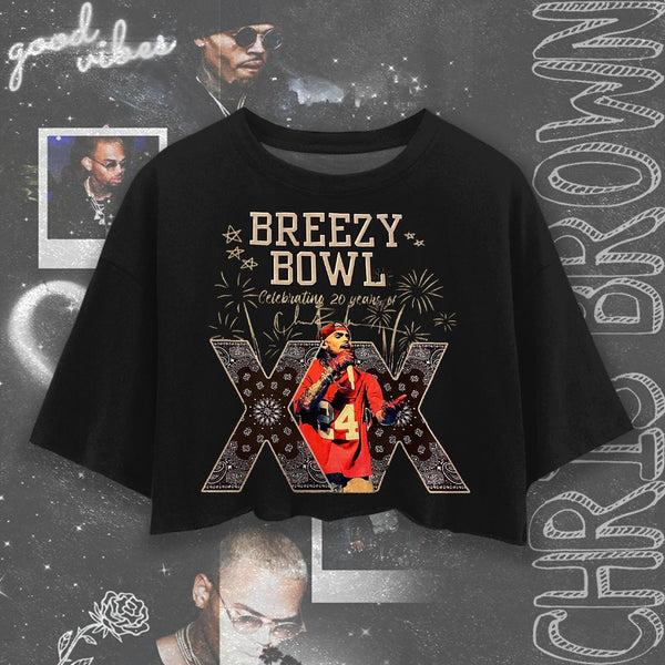 Women's Chris Brown Breezy Bowl XX Tour Umbilized T-shirt
