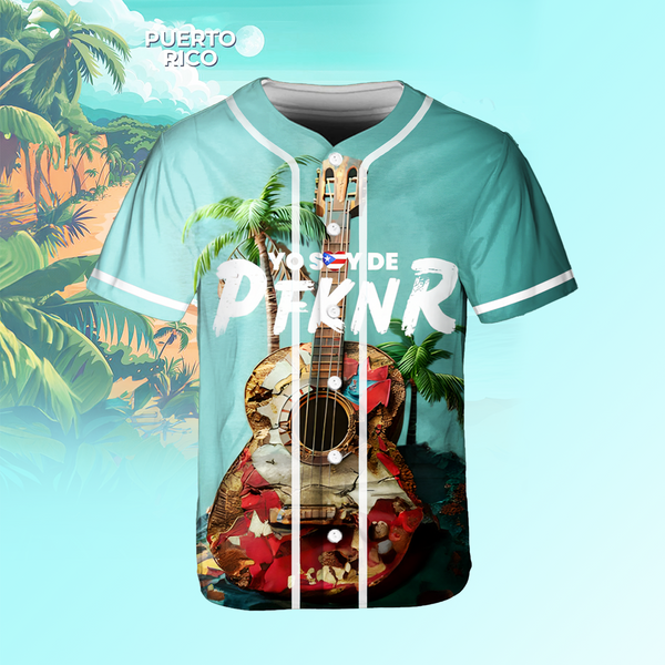 Puerto Rican Music Baseball Jersey