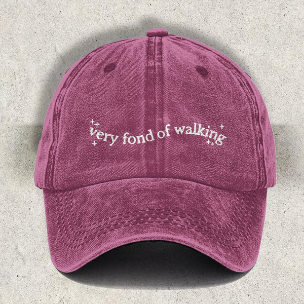 Pride & Prejudice Fond Of Walking Printed Baseball Cap