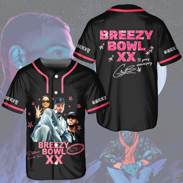 Breezy Bowl XX Tour Baseball Jersey