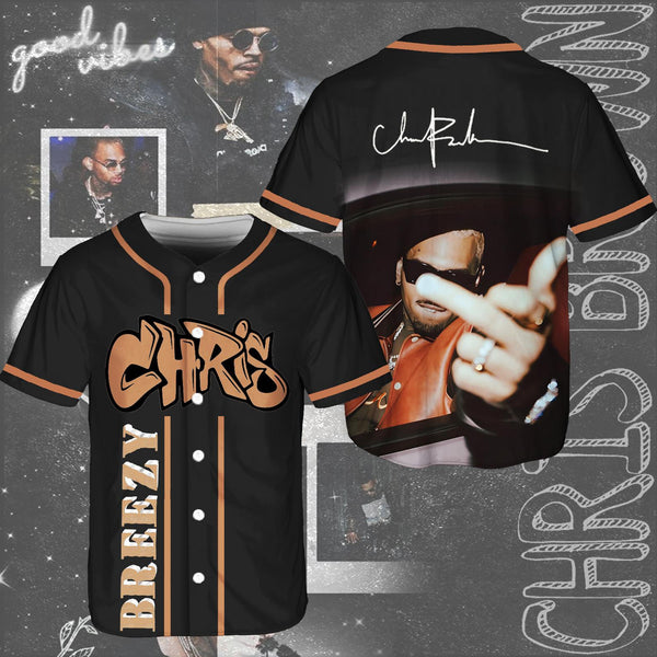 Chris brown Baseball Jersey