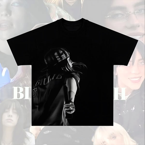 Billie Eilish Hit Me Hard And Soft Tour Crew Neck T-shirt