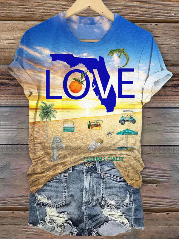 Florida Crew Neck T-shirt
