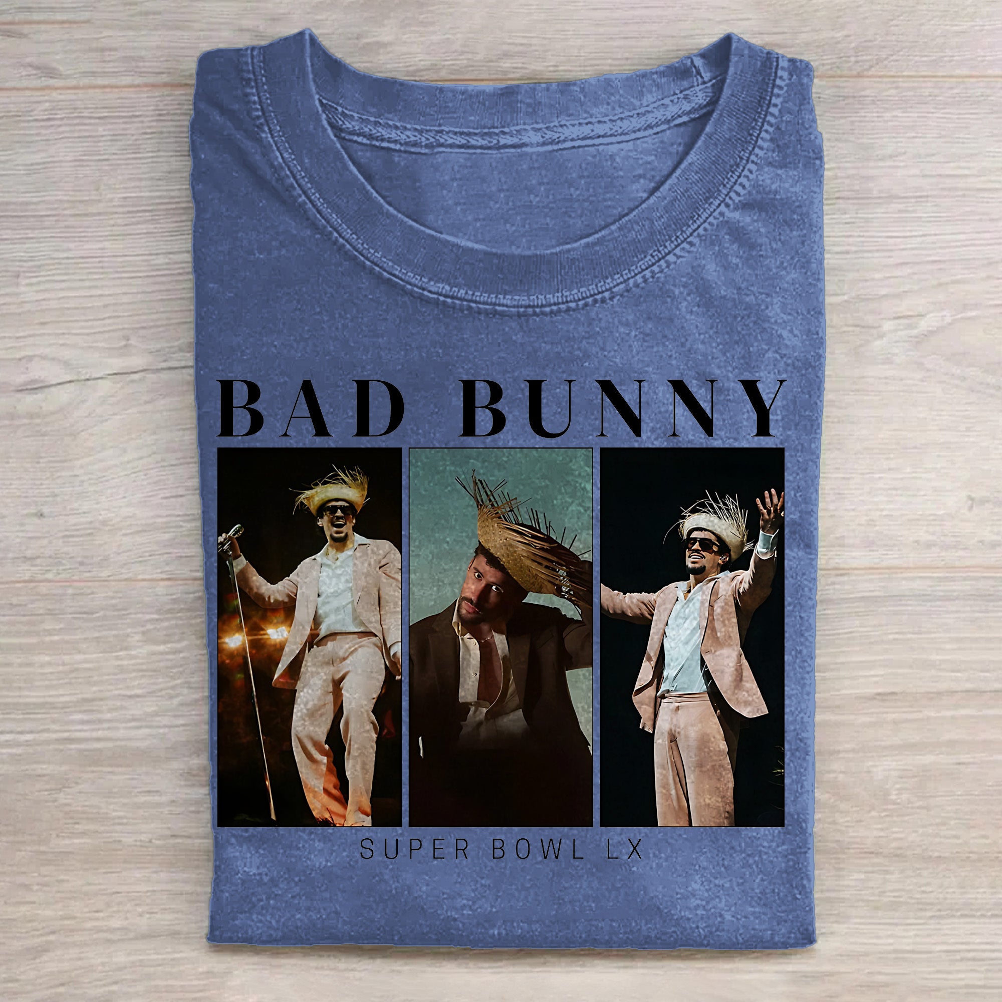 Bad Bunny Benito Bowl Washed Cotton Short Sleeves